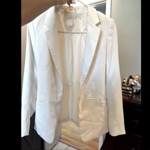 H&M white blazer